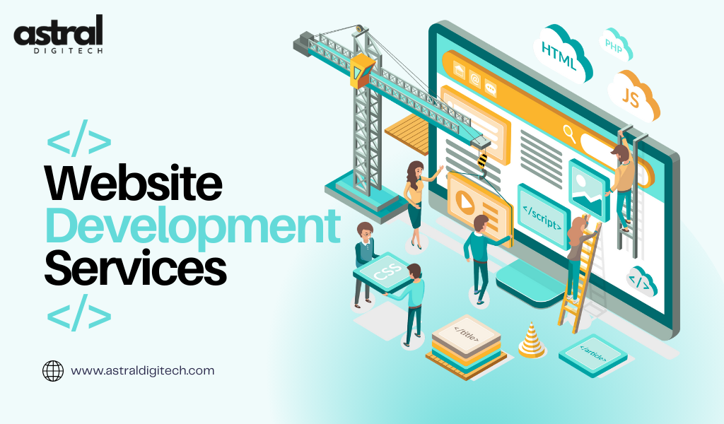 What are the Services that provide in Website Development?